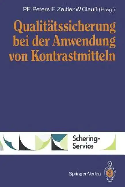 Cover of Qualitätssicherung Bei Der Anwendung Von Kontrastmitteln