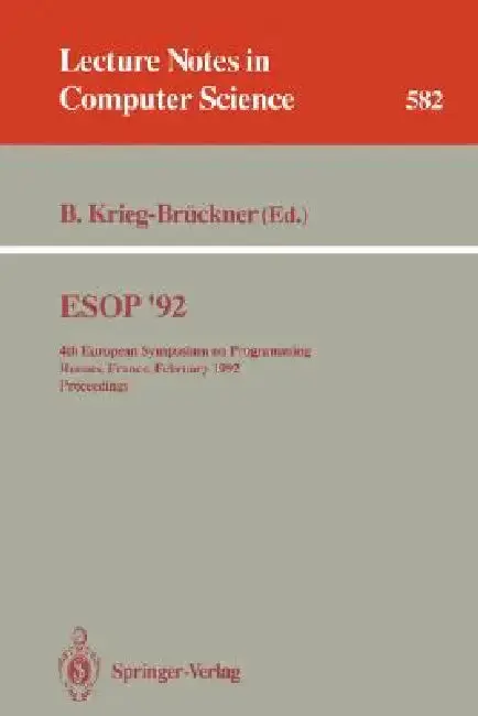 Cover of ESOP '92