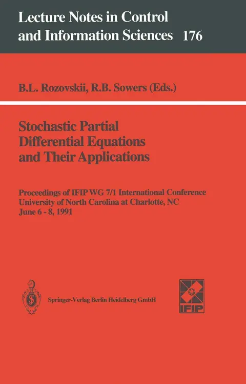 Cover of Stochastic Partial Differential Equations and Their Applications