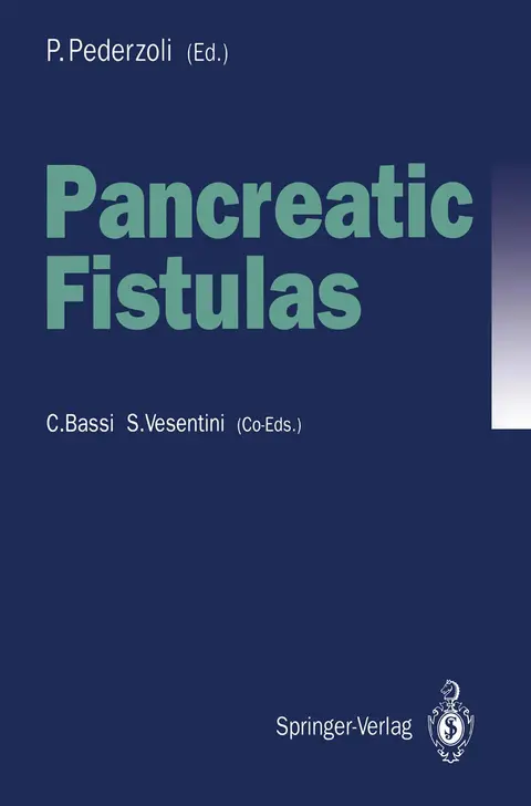 Cover of Pancreatic Fistulas