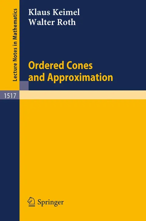 Cover of Ordered Cones and Approximation