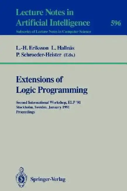 Cover of Extensions of Logic Programming
