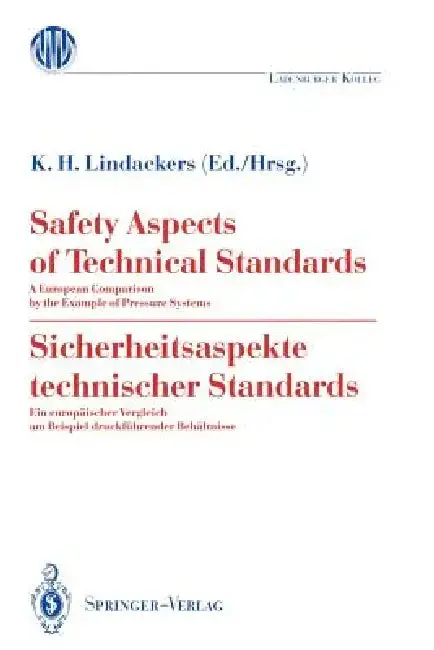 Cover of Safety Aspects of Technical Standards / Sicherheitsaspekte Technischer Standards