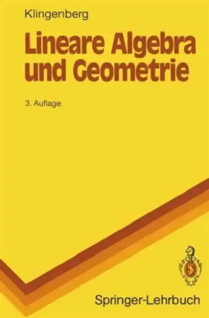 Cover of Lineare Algebra Und Geometrie