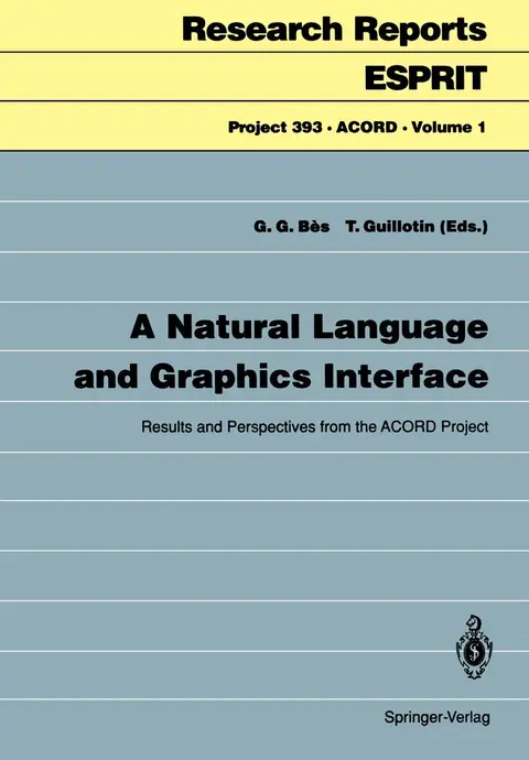 Cover of A Natural Language and Graphics Interface