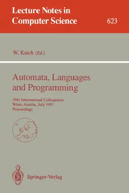 Cover of Automata, Languages and Programming