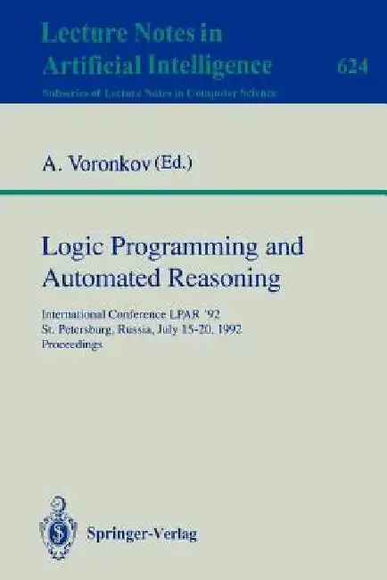 Cover of Logic Programming and Automated Reasoning