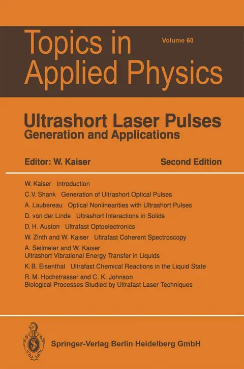 Cover of Ultrashort Laser Pulses