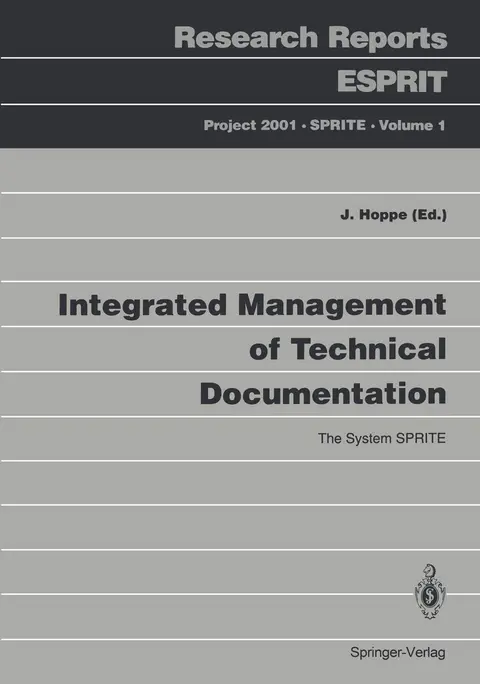 Cover of Integrated Management of Technical Documentation