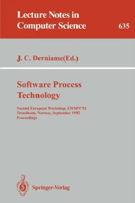 Cover of Software Process Technology