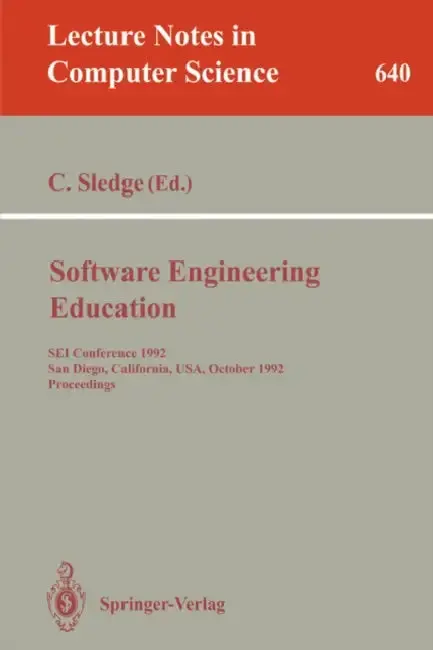 Cover of Software Engineering Education
