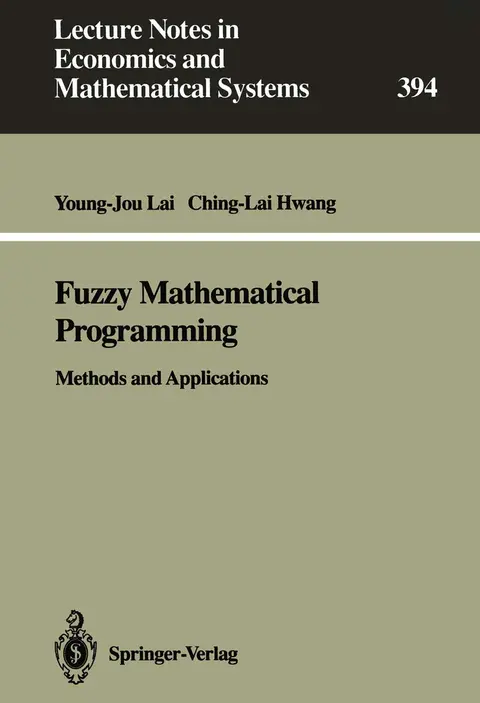 Cover of Fuzzy Mathematical Programming