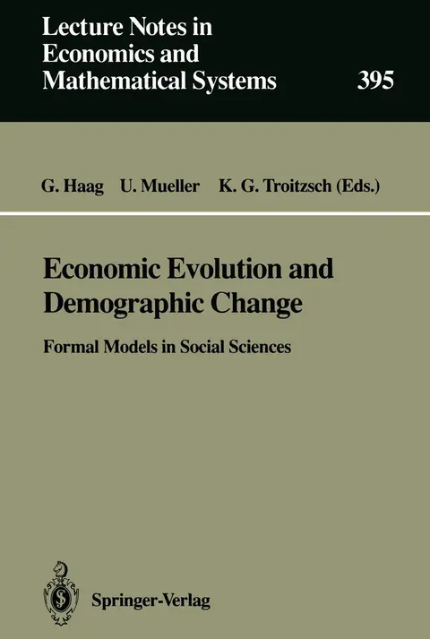 Cover of Economic Evolution and Demographic Change