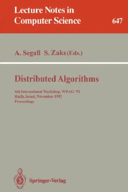 Cover of Distributed Algorithms