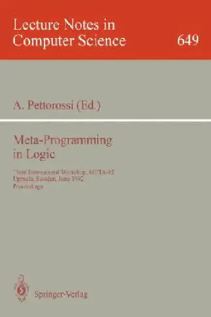 Cover of Meta-Programming in Logic