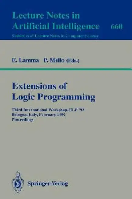Cover of Extensions of Logic Programming