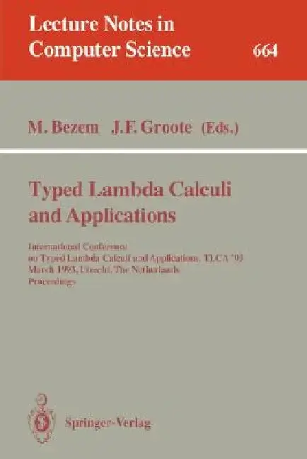 Cover of Typed Lambda Calculi and Applications