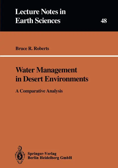 Cover of Water Management in Desert Environments