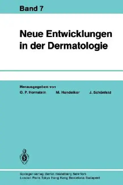 Cover of Neue Entwicklungen in Der Dermatologie