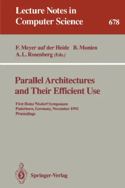 Cover of Parallel Architectures and Their Efficient Use