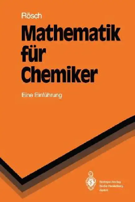 Cover of Mathematik Für Chemiker