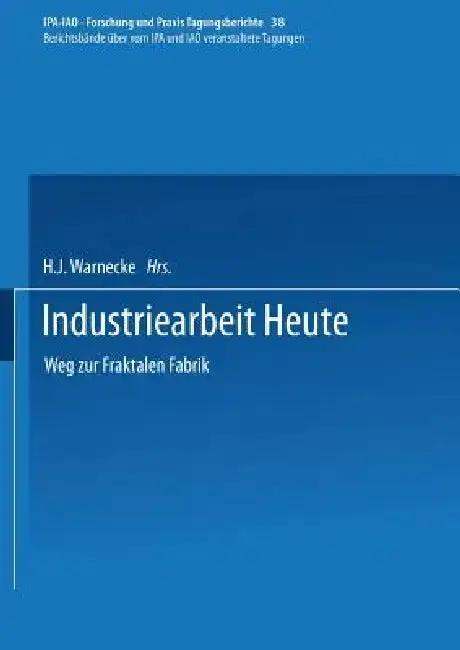 Cover of Industriearbeit Heute