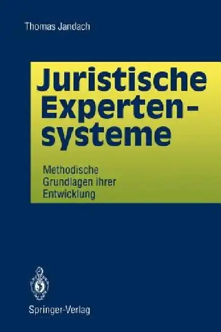 Cover of Juristische Expertensysteme