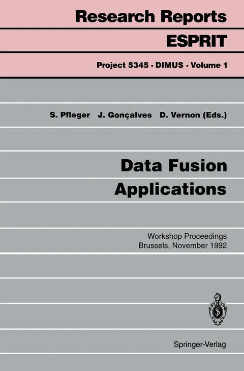 Cover of Data Fusion Applications
