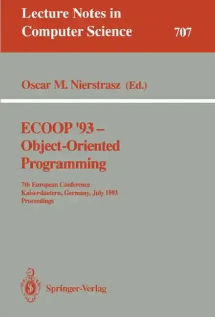 Cover of Ecoop '93 - Object-Oriented Programming