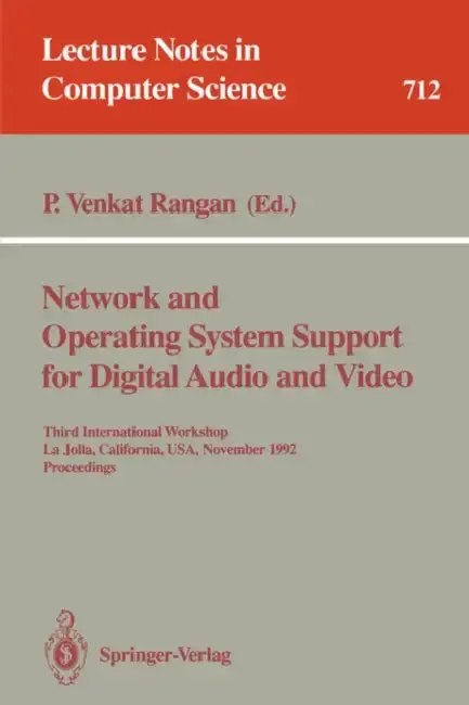 Cover of Network and Operating System Support for Digital Audio and Video