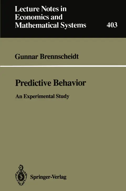 Cover of Predictive Behavior
