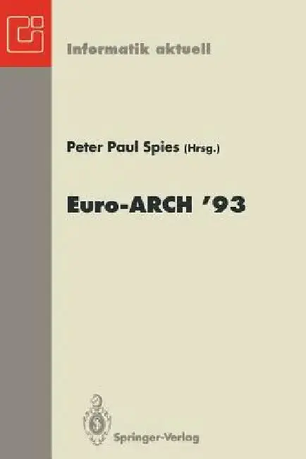 Cover of Europäischer Informatik Kongreß Architektur Von Rechensystemen Euro-Arch '93