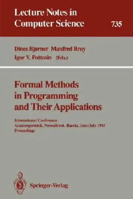 Cover of Formal Methods in Programming and Their Applications