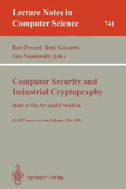 Cover of Computer Security and Industrial Cryptography