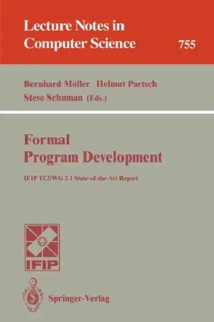 Cover of Formal Program Development