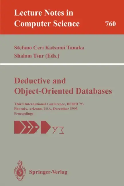 Cover of Deductive and Object-Oriented Databases