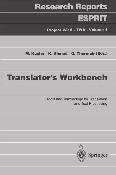 Cover of Translator s Workbench
