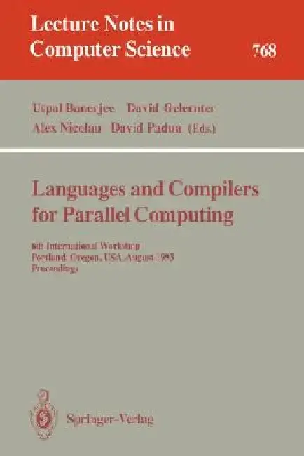 Cover of Languages and Compilers for Parallel Computing