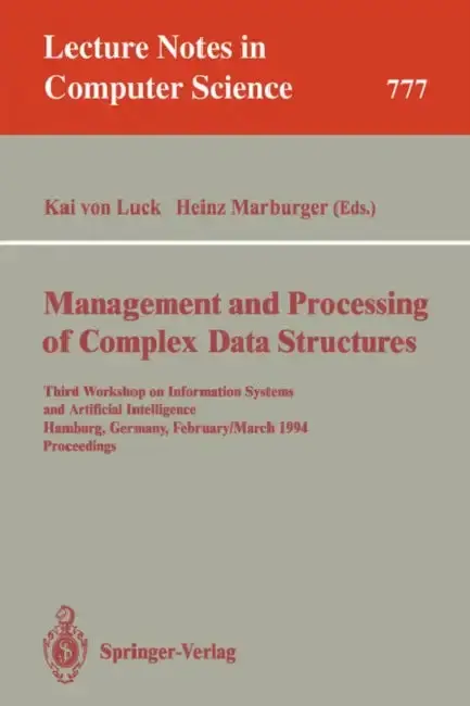 Cover of Management and Processing of Complex Data Structures