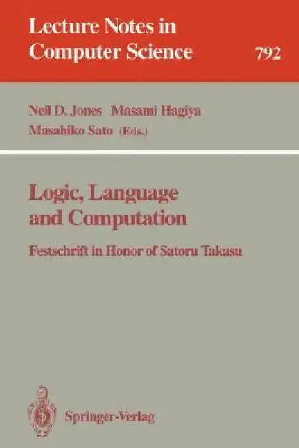 Cover of Logic, Language and Computation