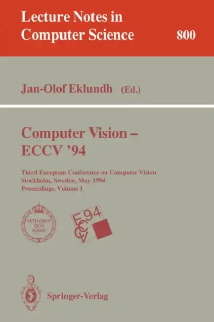 Cover of Computer Vision - Eccv '94
