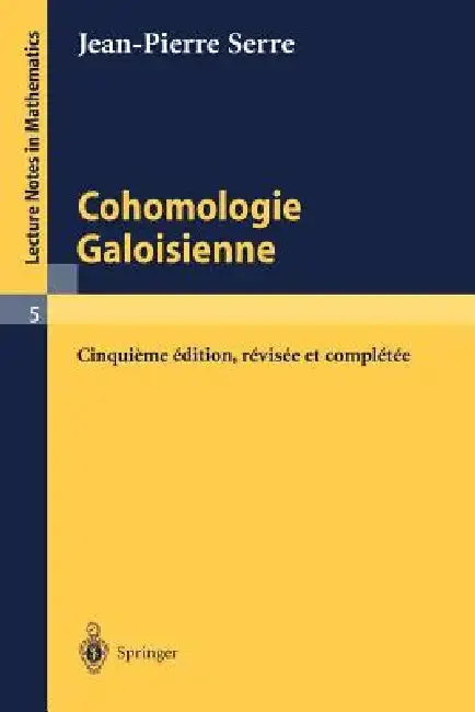 Cover of Cohomologie Galoisienne