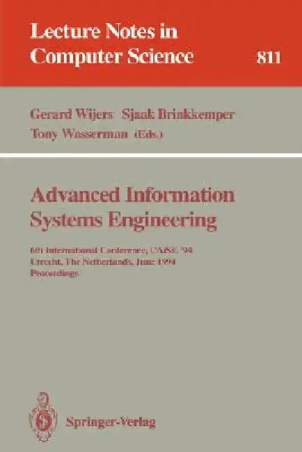 Cover of Advanced Information Systems Engineering
