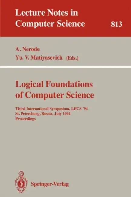 Cover of Logical Foundations of Computer Science