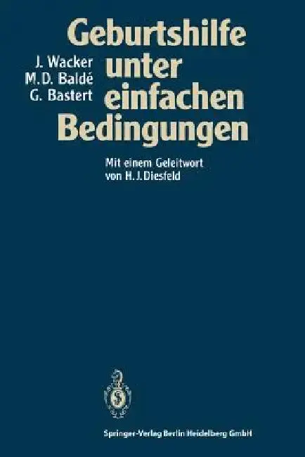 Cover of Geburtshilfe Unter Einfachen Bedingungen