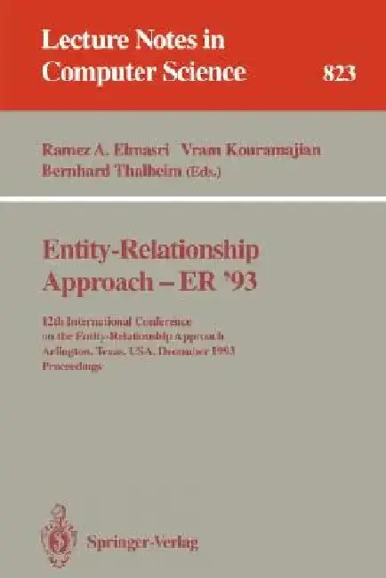 Cover of Entity-Relationship Approach - Er '93