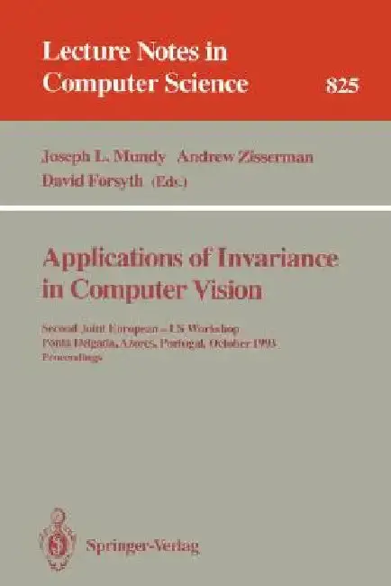 Cover of Applications of Invariance in Computer Vision