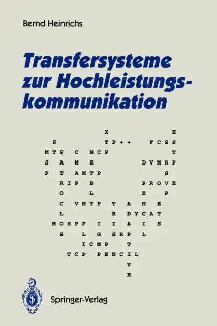 Cover of Transfersysteme Zur Hochleistungskommunikation