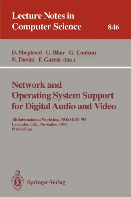 Cover of Network and Operating System Support for Digital Audio and Video
