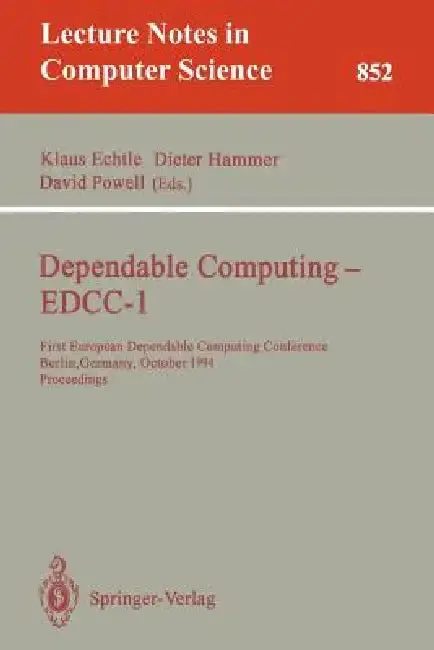 Cover of Dependable Computing - Edcc-1